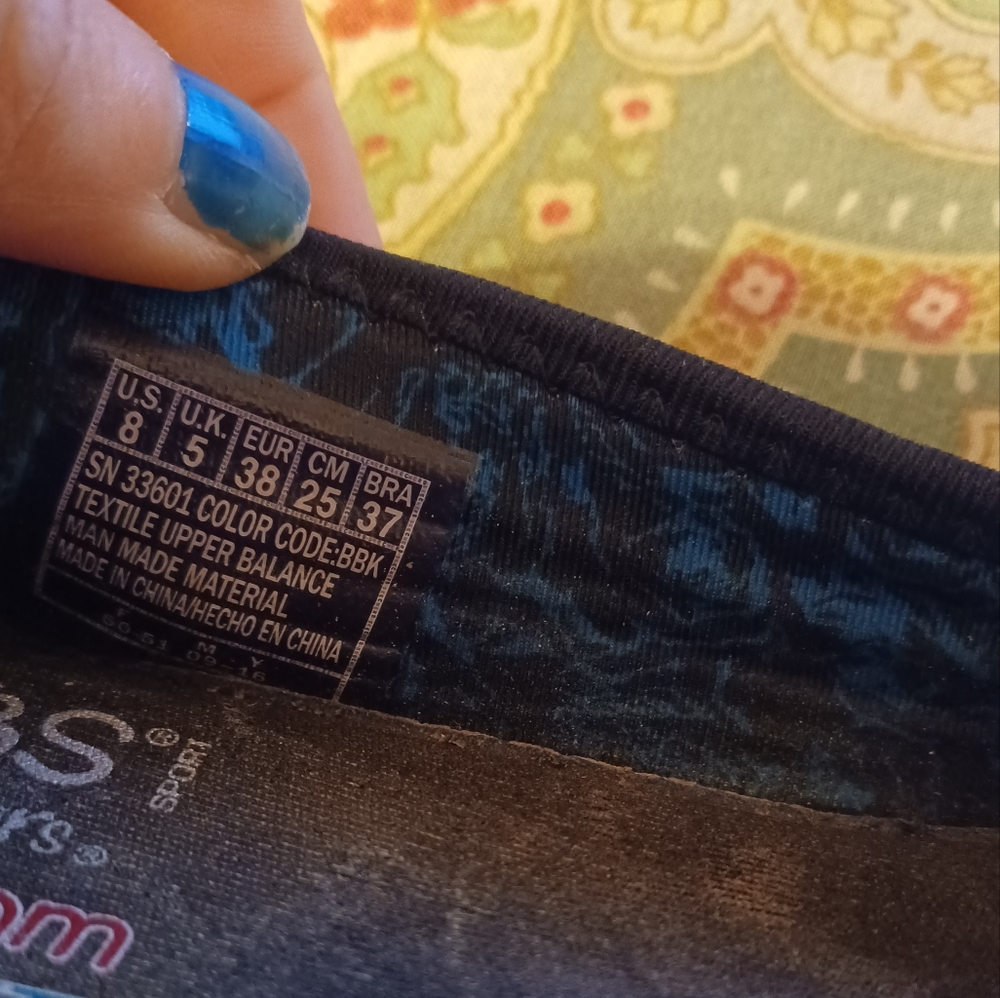 Bobs By Skechers Memory Foam 8 38 Black Flats Loa… - image 6